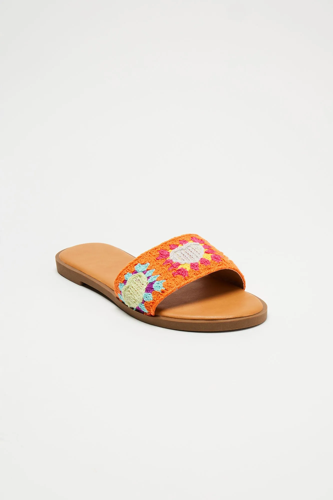 Mini Cool Breeze Flat Sandals - Orange