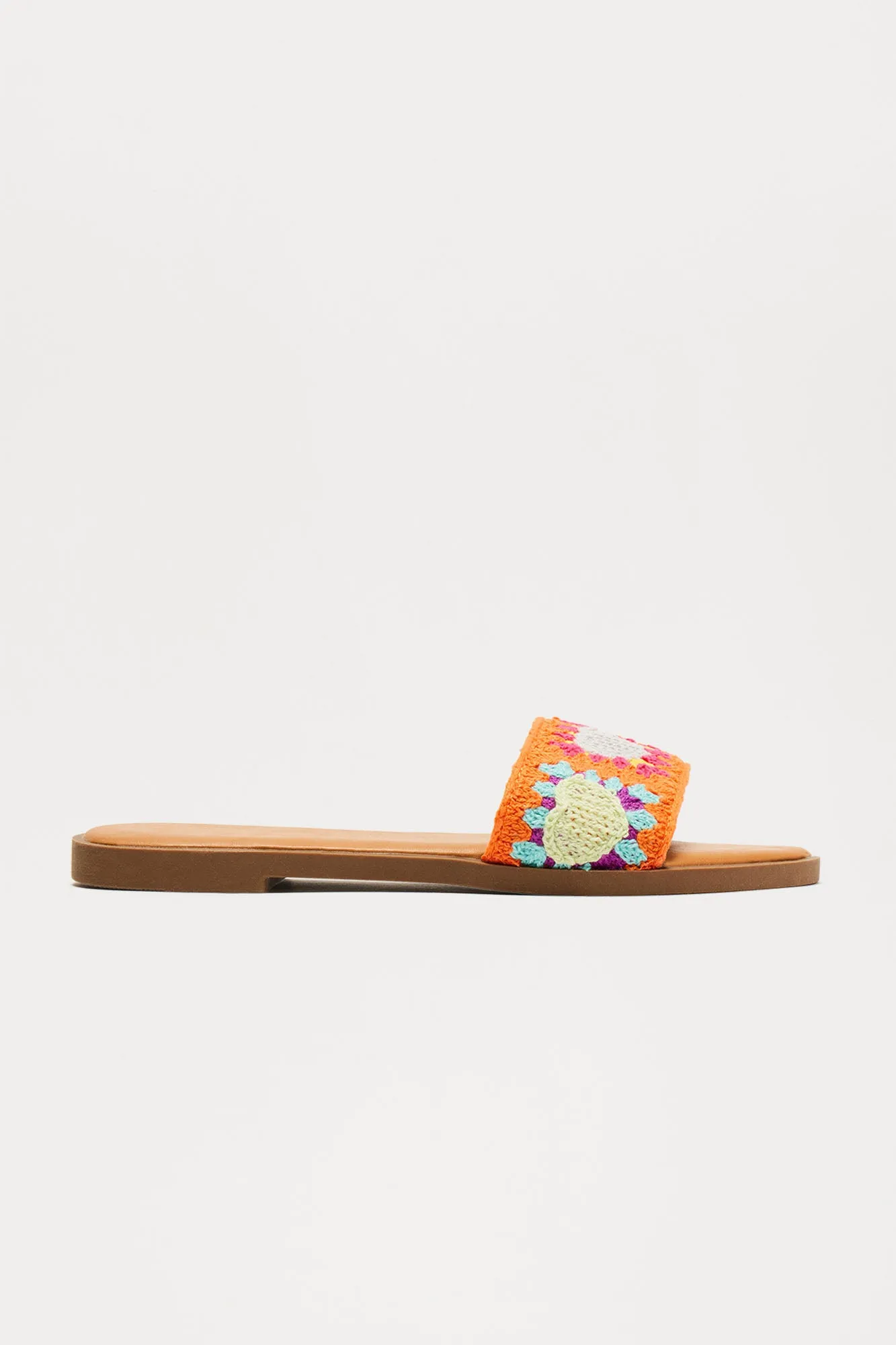 Mini Cool Breeze Flat Sandals - Orange