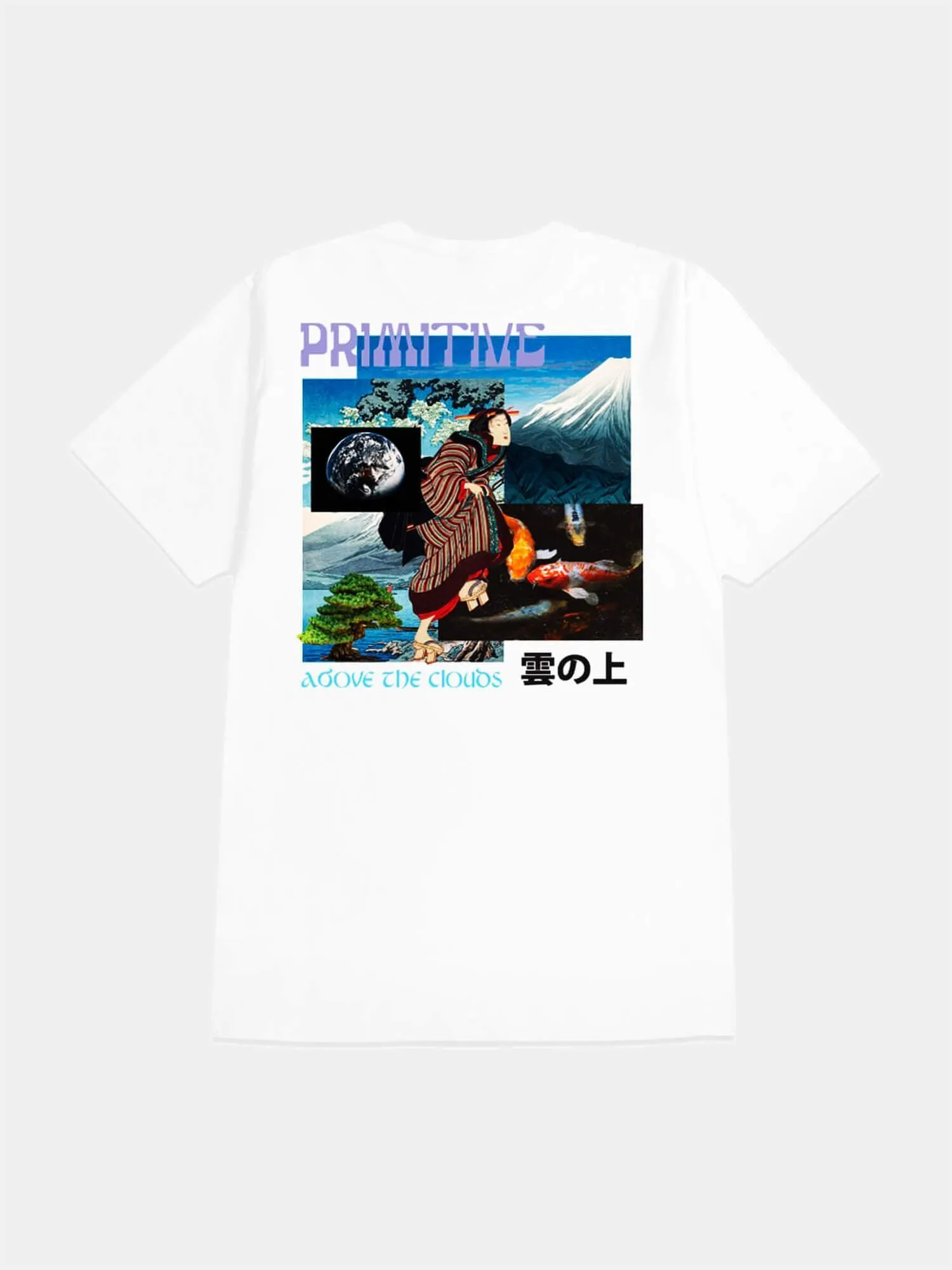 Primitive Above The Clouds Tee - White