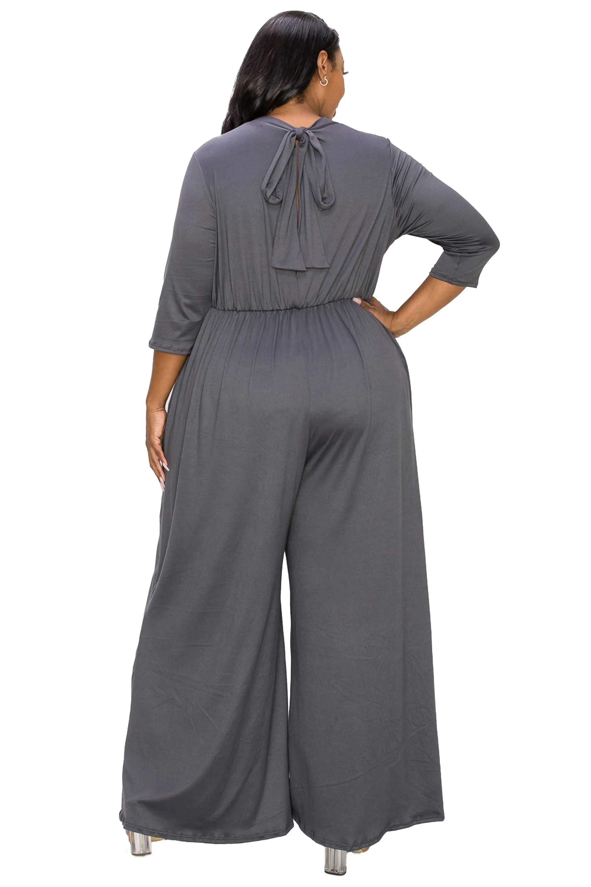 Rafaella Pocket Wide Leg Jumpsuit