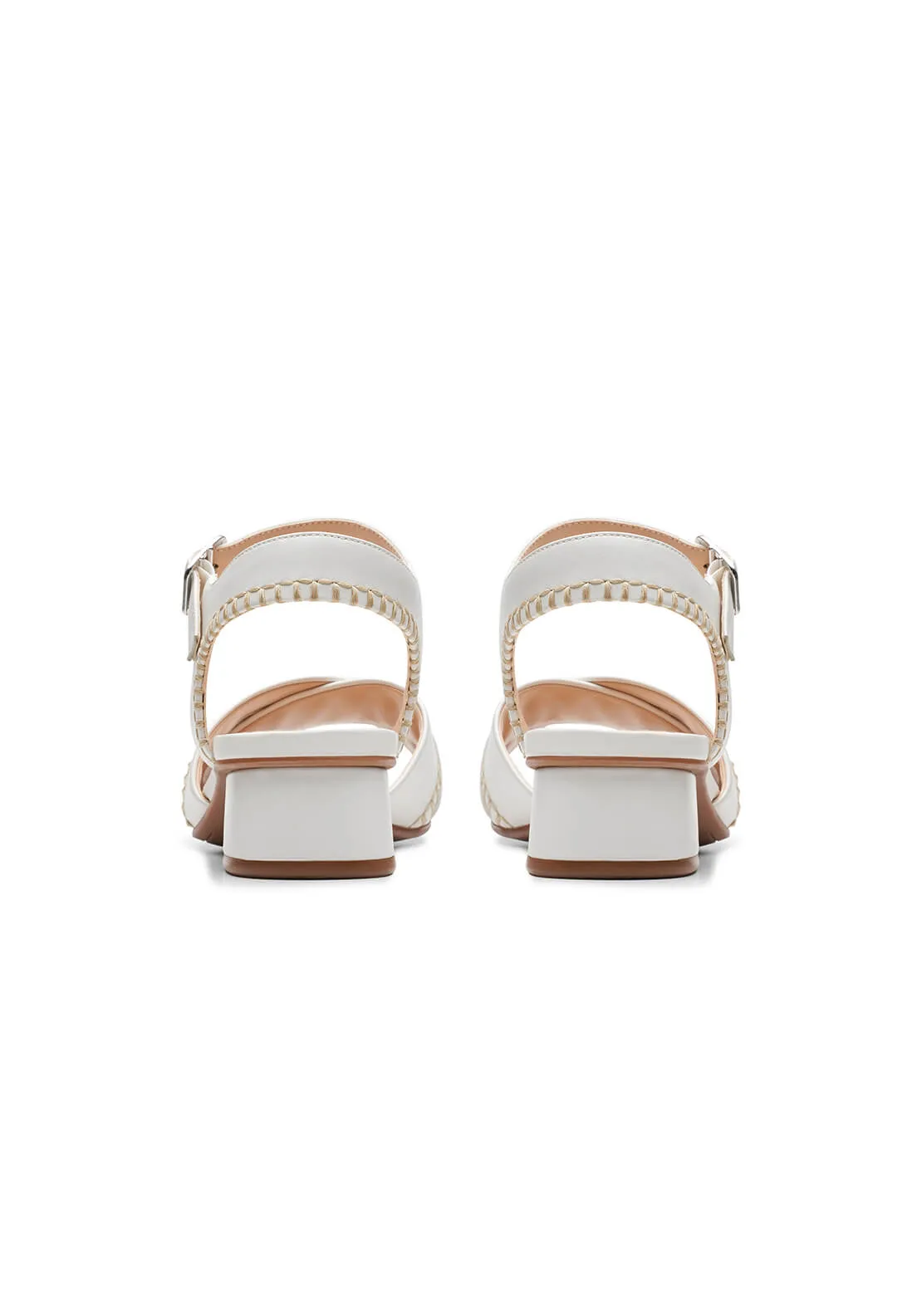 Serina35 Cross Sandal - White