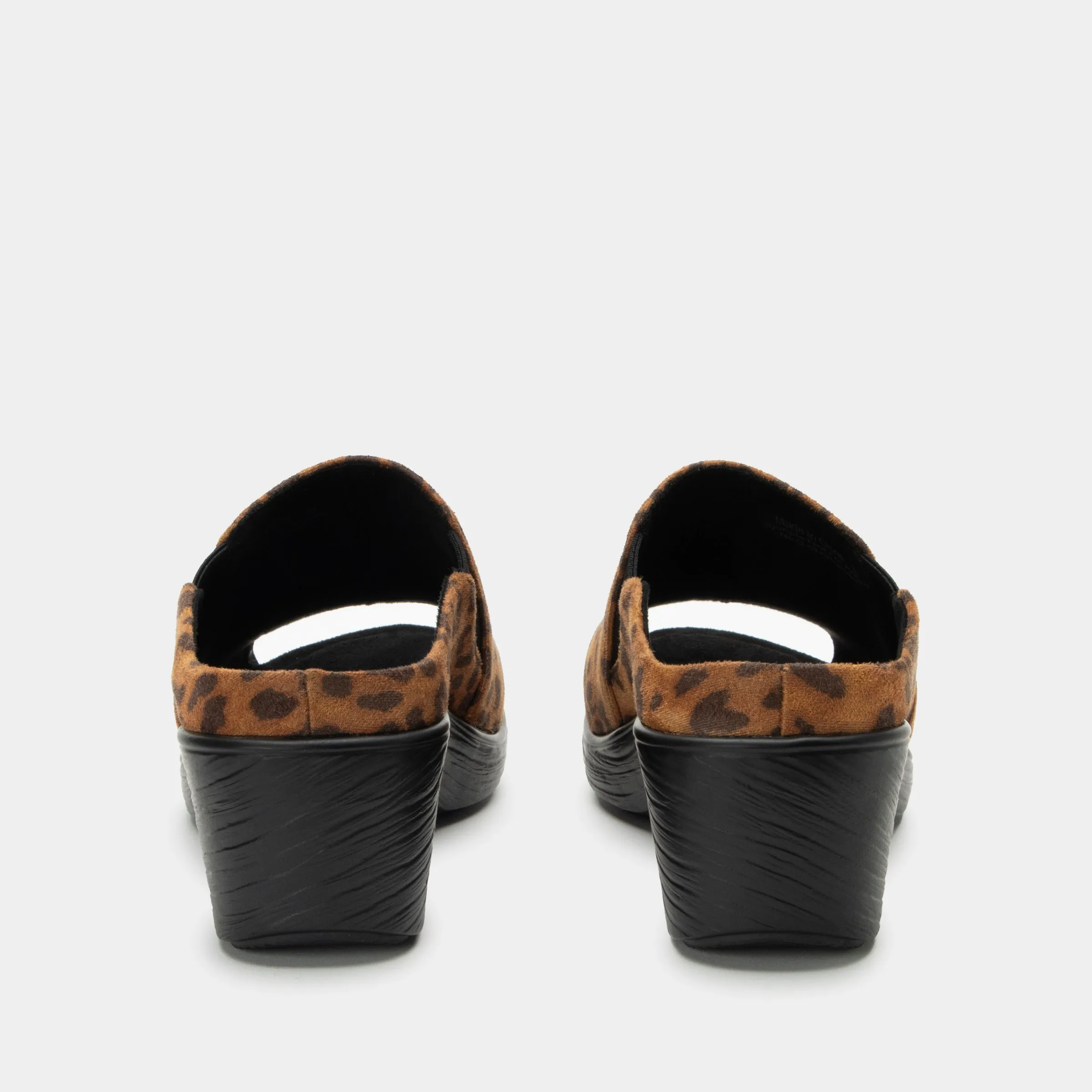 Shilaine Stretch Leopard Sandal