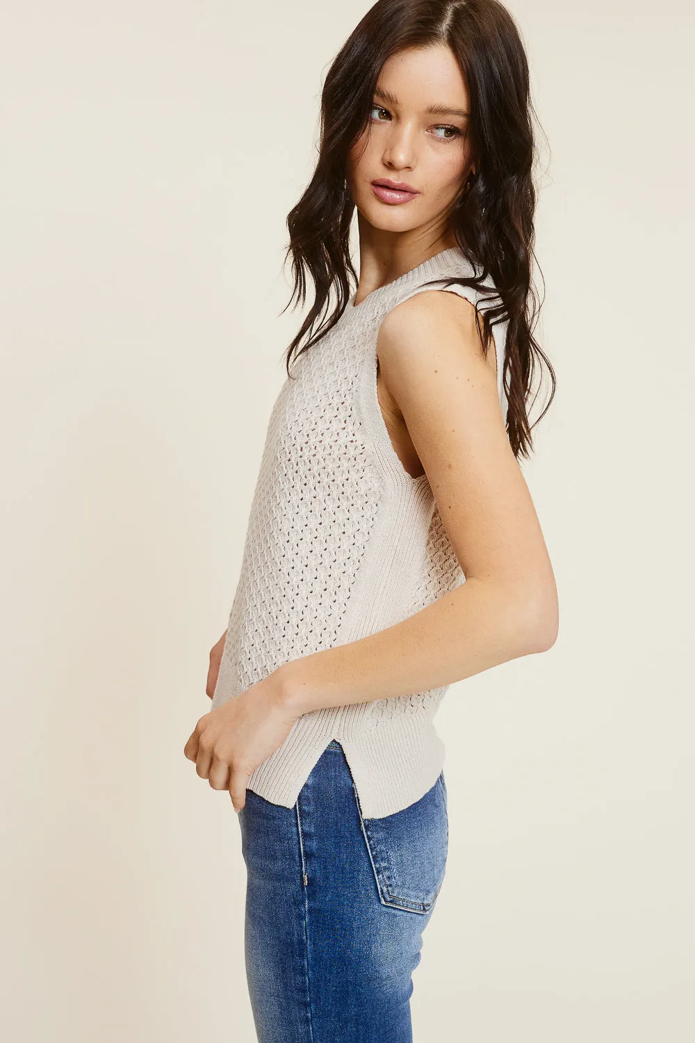 Stone Knit Tank Top