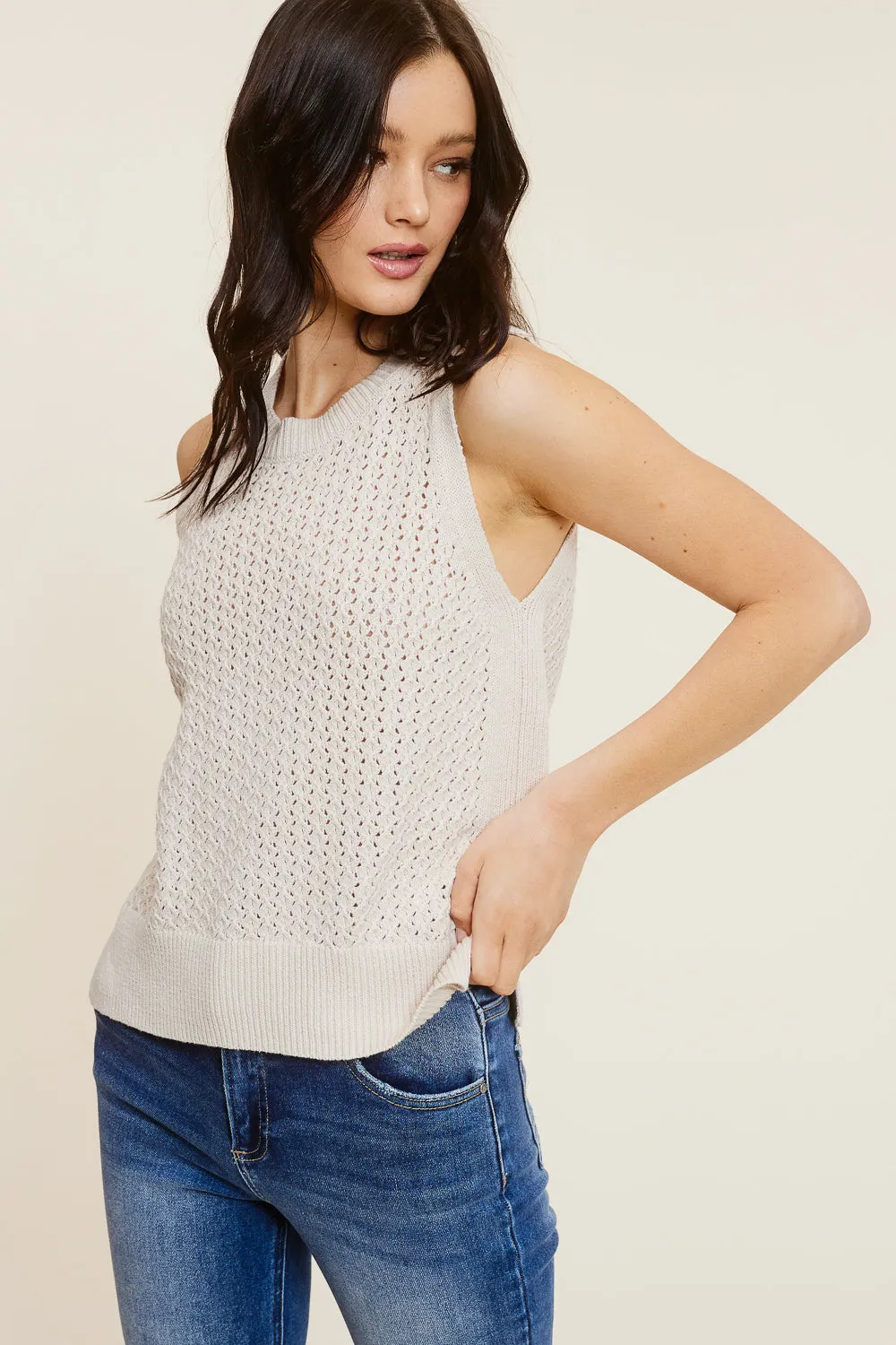 Stone Knit Tank Top