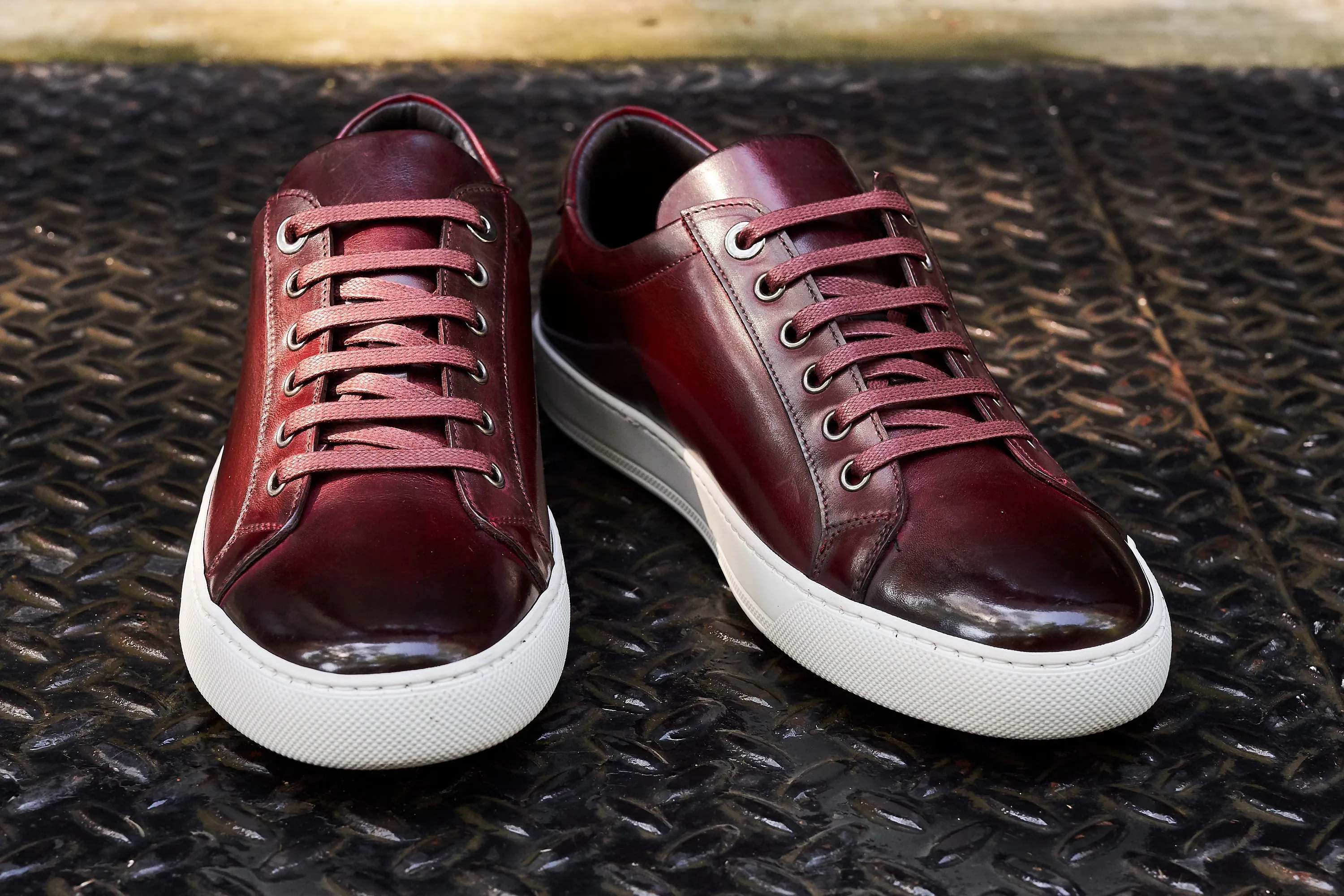 The Smith Low-Top Sneaker - Oxblood