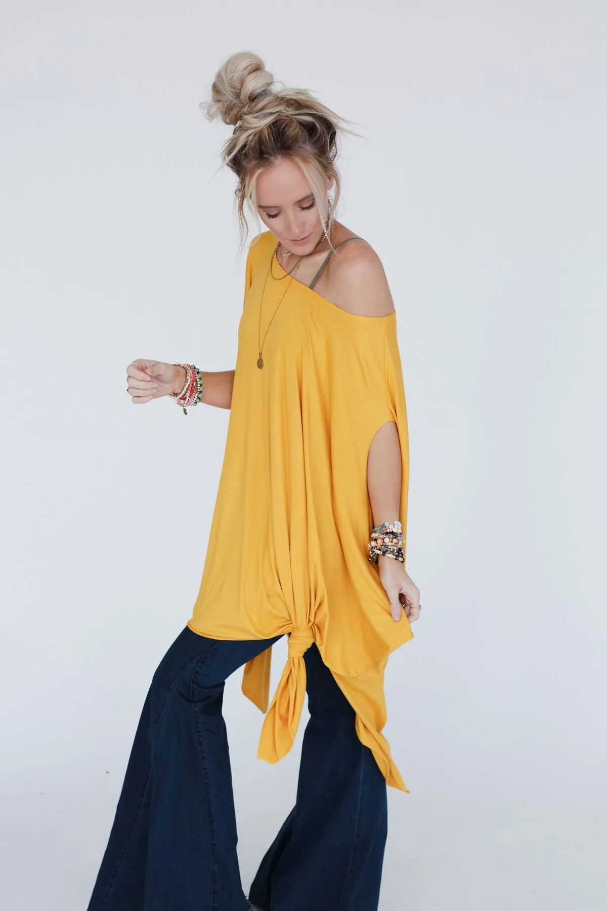 The Wren Tunic - Mustard