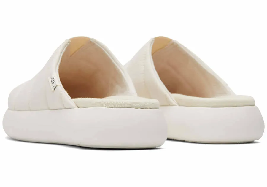 Toms Womens Alpargata Mallow Puff Mule Natural Matte