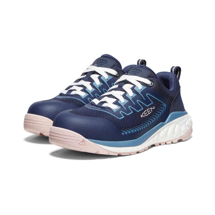 Women's Arvada Work Sneaker (Carbon-Fiber Toe)  |  Naval Academy/Peach Whip